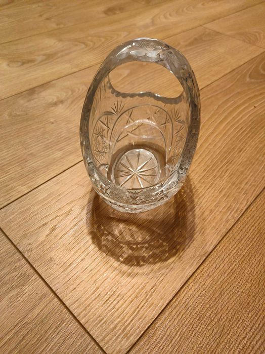 Kryształowy koszyk PRL