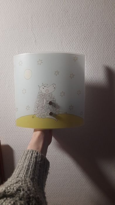 Abażur ścienny dziecięcy