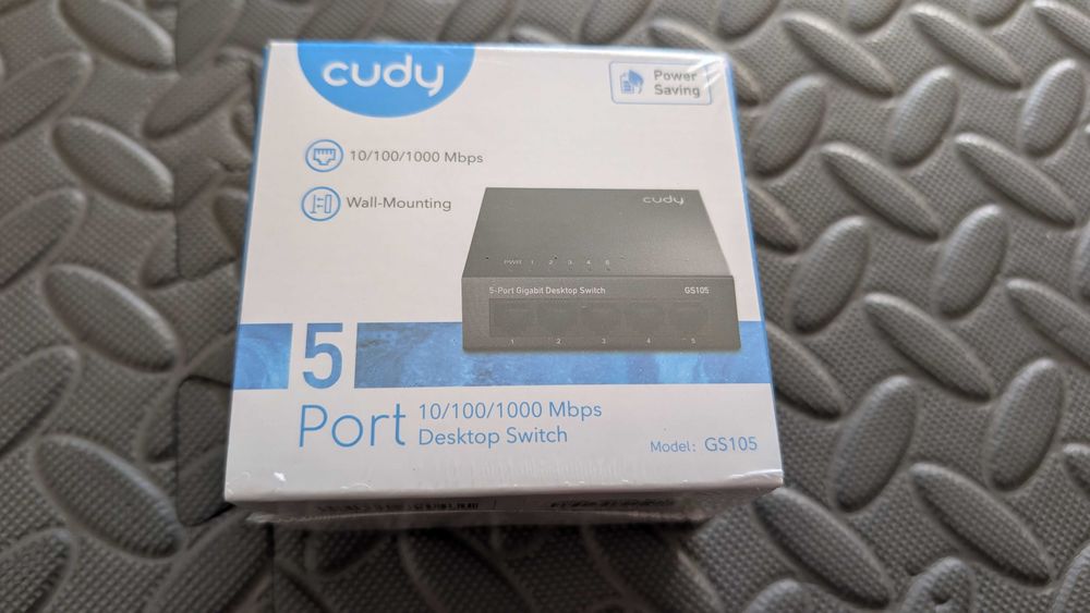 [Novo[ Switch de Rede 5 Portas Gigabit - Metal Chassis