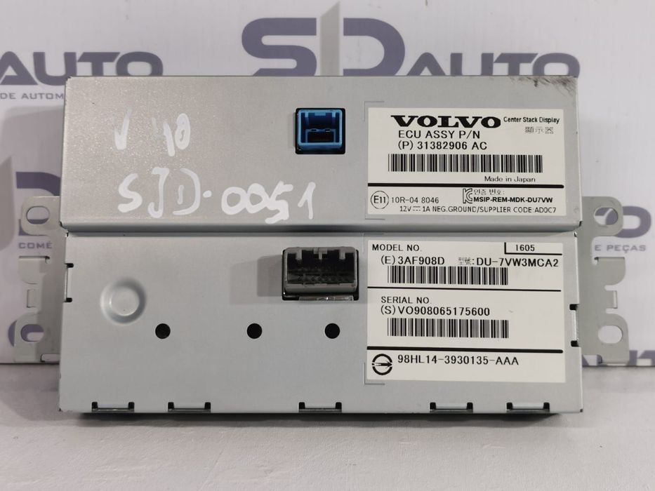 Ecrã / Display GPS - Volvo V40 D2