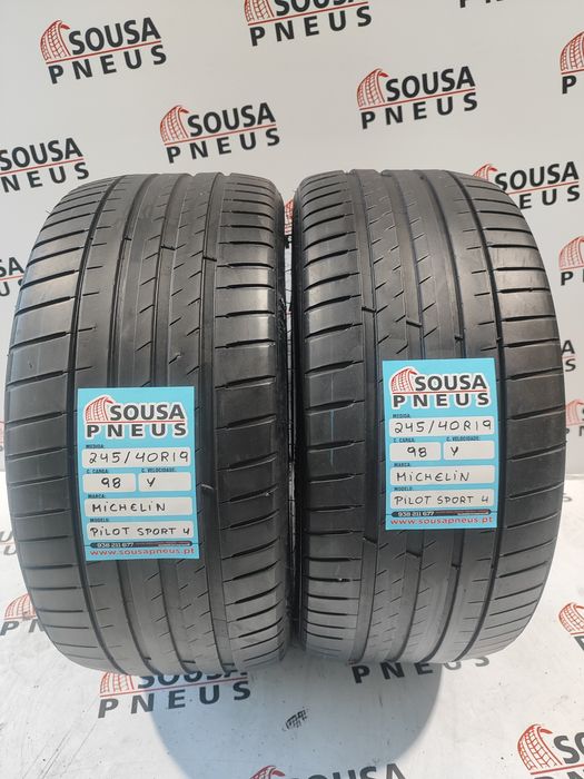 2 pneus semi novos 245-40R19 Michelin - Oferta dos Portes