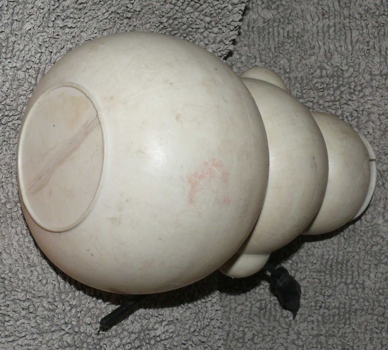 26 см. Большой Старый Снеговик. Игрушка на Новый Год. Твёрдый Пластик