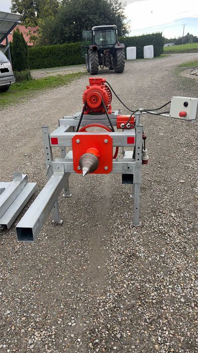 Łuparka do drewna – elektryczna + WOM, ocynkowana