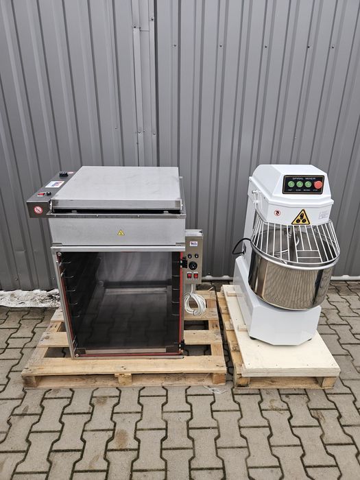 Patelnia do pączków 48 szt z garownią Mieszałka do ciasta