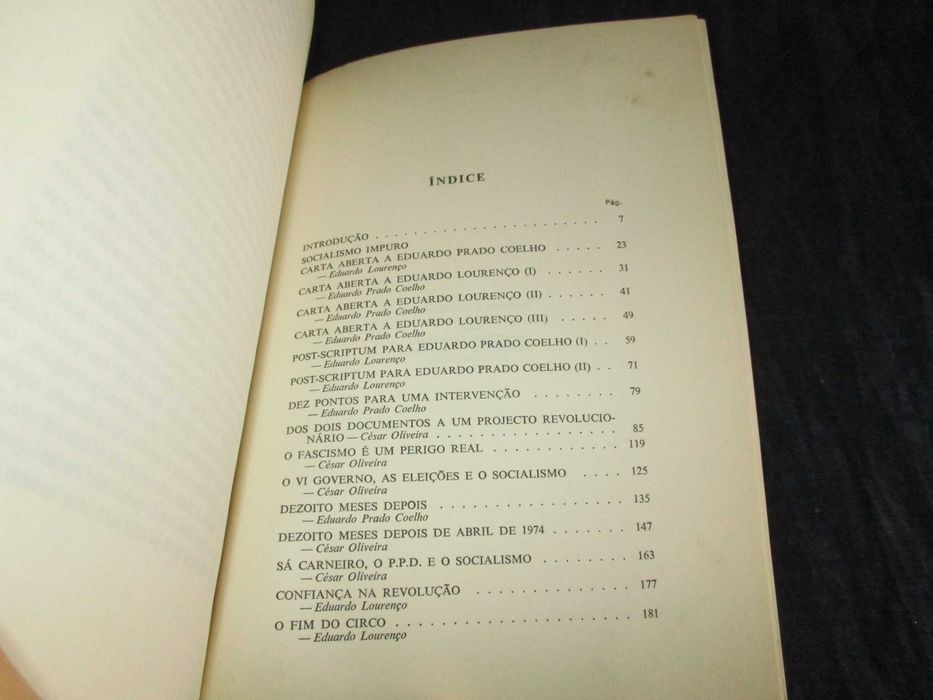 Livro A Crise da Revolução C. Oliveira Eduardo Lourenço Prado Coelho