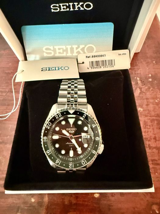 Seiko SSK035K1 GMT automático nunca usado