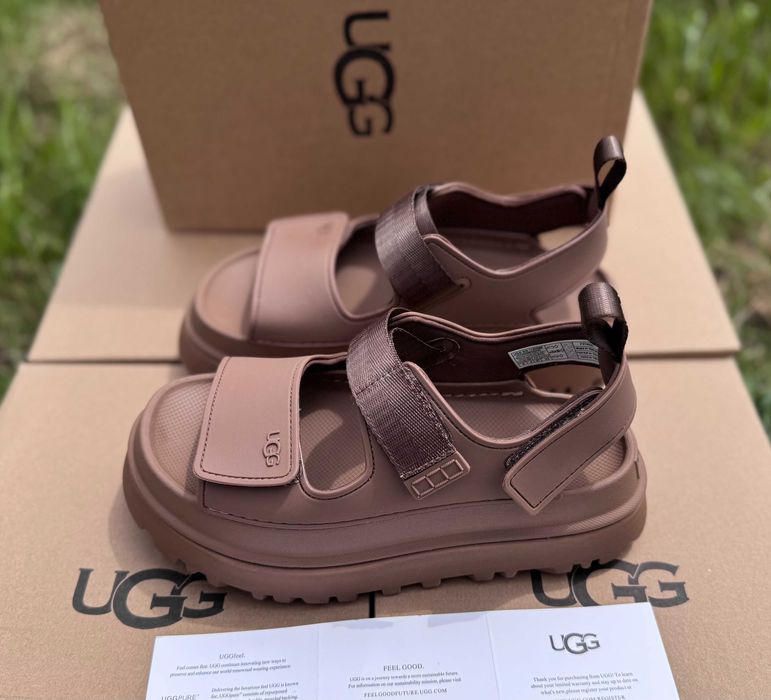 ОРИГІНАЛ / Босоножки Ugg Goldenglow Sandals Brown / Угги / Босоніжки Угг/ Уггі Сандалі