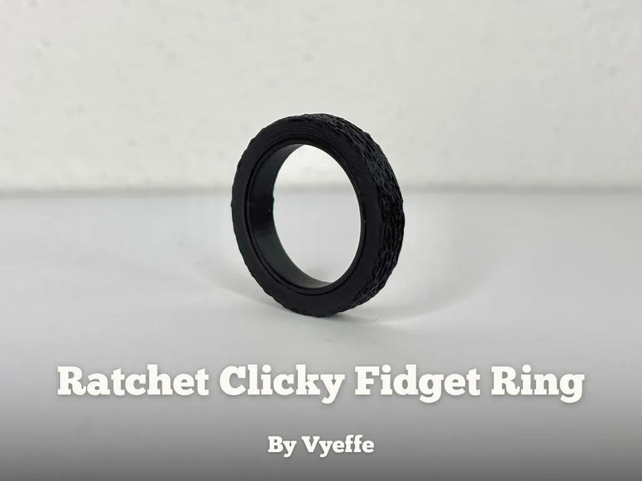 Anel Fidget com Clique Bidirecional