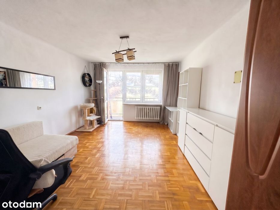 Ustawne 2 pokoje z dużym balkonem i piwnicą | 46,67 m² | ul. Solskiego