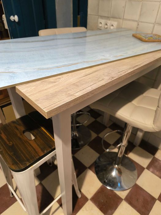 Mesa alta 110cm Madeira