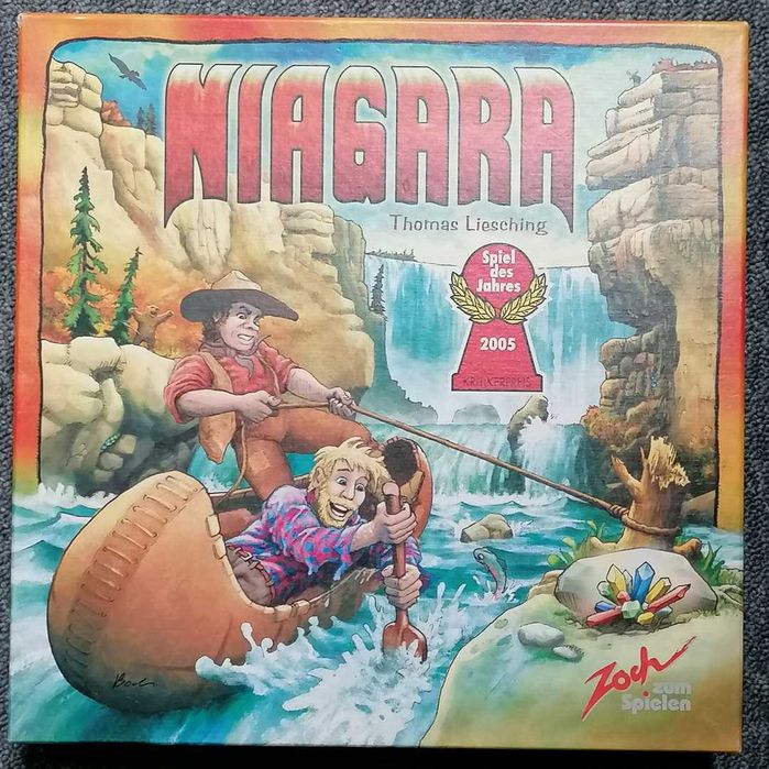 Niagara - jogo de tabuleiro vencedor do prémio Spiel des Jahres