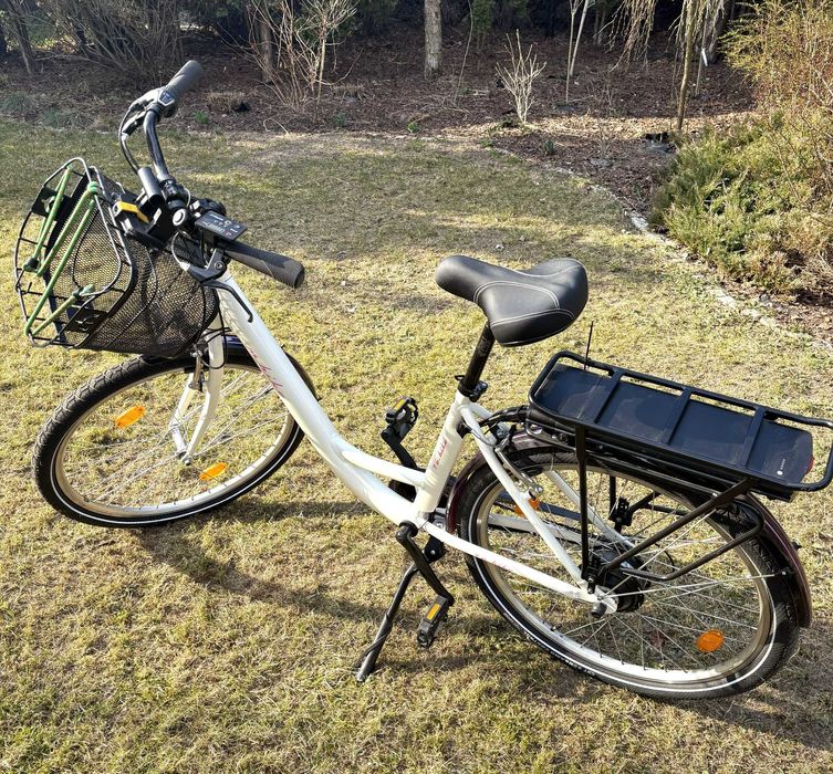 Rower elektryczny M-bike & speed Merida biały
