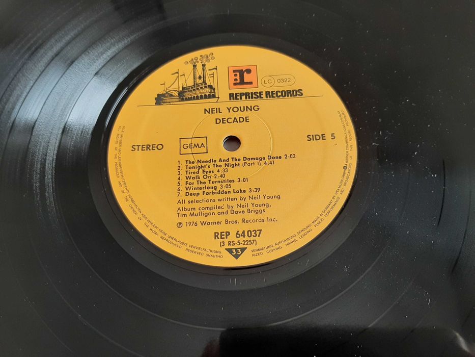Neil Young - Decade - Germany - 3 x Vinil LP
