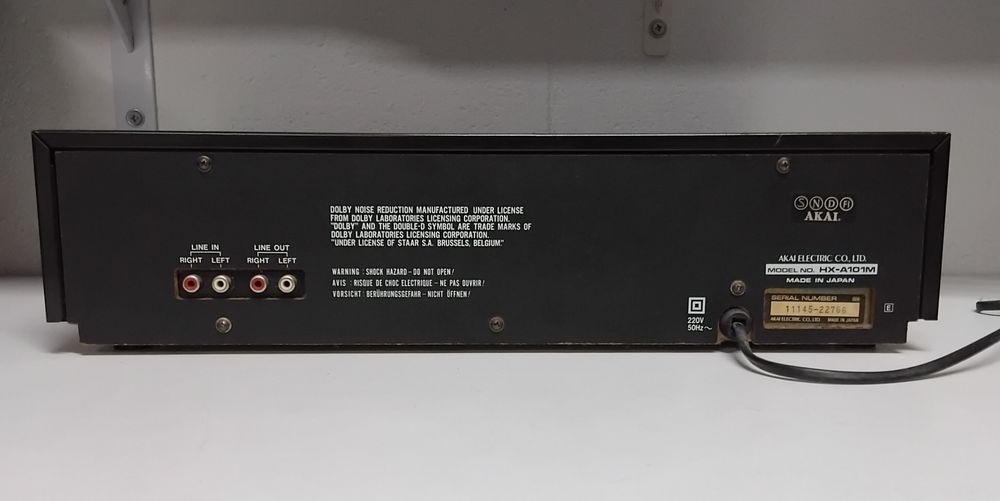 AKAI deck cassettes HX-A101M