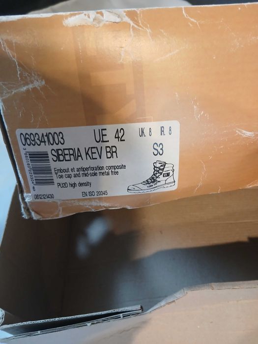 Buty robocze zimowe 42 MTS Siberia Kev BR 27cm lekkie S3