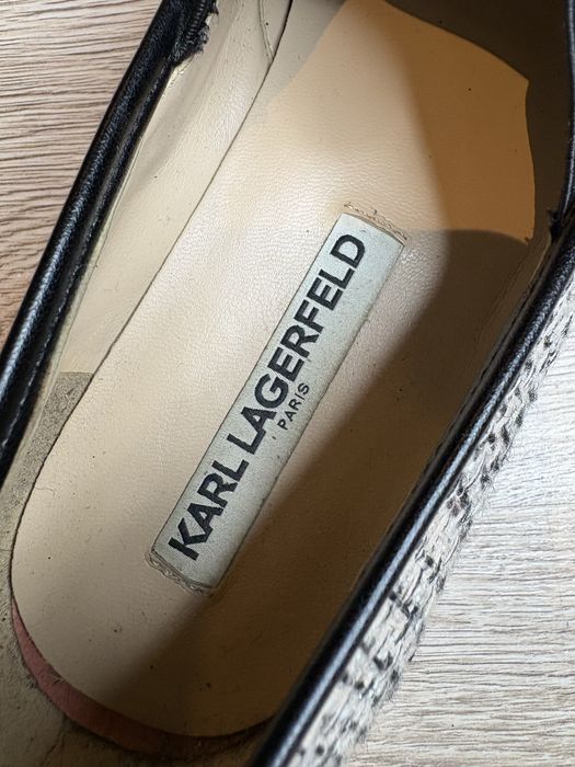 Loafery mokasyny buty wsuwane damskie Karl Lagerfeld 40,5