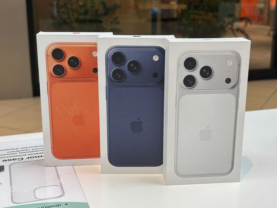 iPhone 17 Pro 256 GB Cosmic Orange eSIM FV23% | Nowy | Łódź Manufaktura