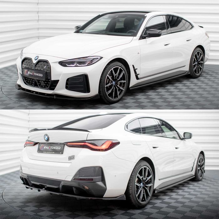 Тюнинг обвес BMW i4 G26 (2021+) сплиттер губа пороги диффузор спойлер