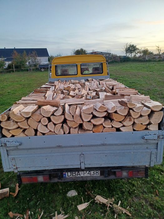 Drewno opałowe opał drzewo kominkowe dąb sosna olcha buk brzoza transp