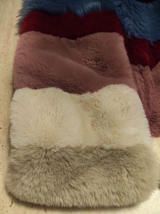 Szal  szalik z futerka  Stradivarius