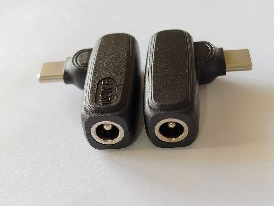 Мощный переходник DC 5,5х2,5 и 5,5x2,1 на Type-C 100Вт перехідник 100W