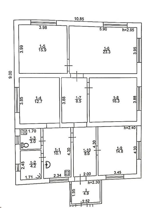 Будинок з ремонтом. Ділянка 11,5 сот