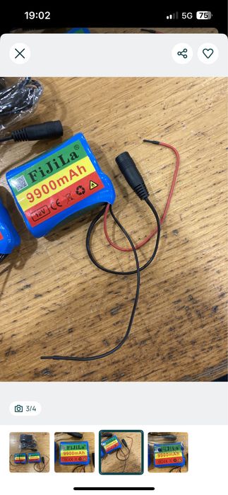 Pack 2 Baterias + Carregador 9900mAh 12V - Novo