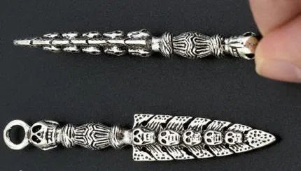 Amuletos pendente varja phurpe dorge tibetana tibete