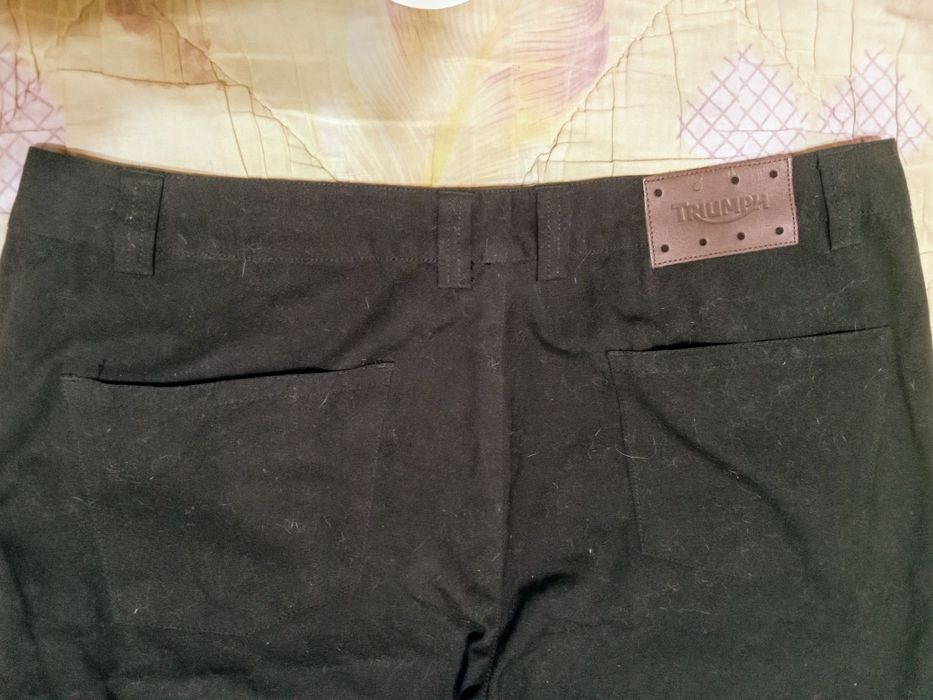 Triumph Motorcycles черные мотоциклетные брюки мужские без защиты