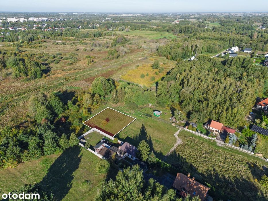 Działka budowlana 967m²✮MPZP✮Prąd✮Woda✮Światłwód✮ - Widok 5