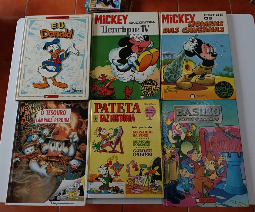23 Albuns Mickey, Donald, Basílio, Os Cinco, etc