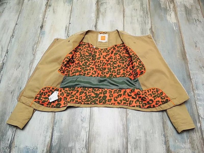 Hugo Boss Sportowa Ramoneska Premium Kurtka Damska Bawełna Streetwear