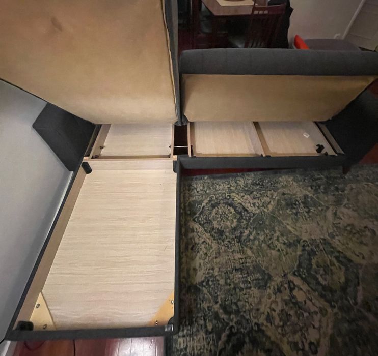 Sofá Chaise Longue 3 lugares