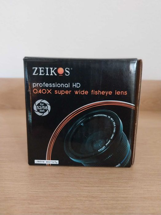 ZEIKOS Lens, 0.40x SuperWide, Fisheye 52/58 mm, for Digital CANON64550769734274124