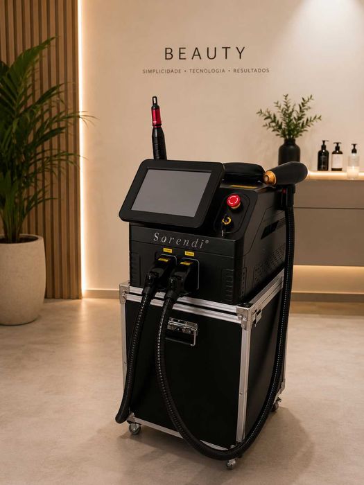 Máquina Laser Multifunções 808/755/1064 + Picossegundo + Peeling Hollywood