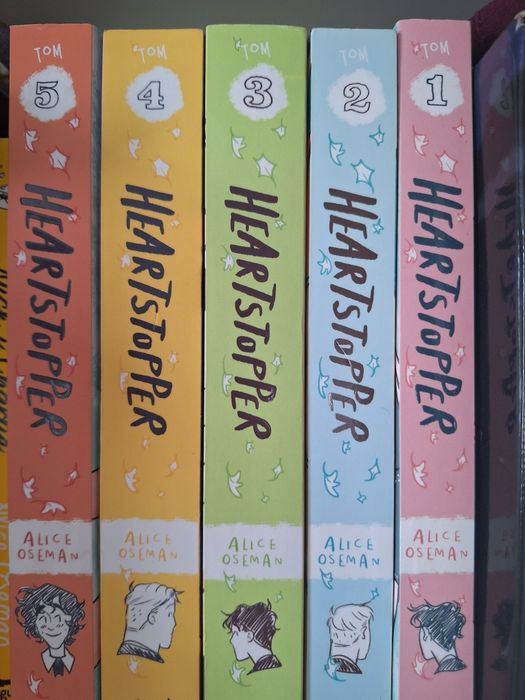 Zestaw książek hearstopper 5 części