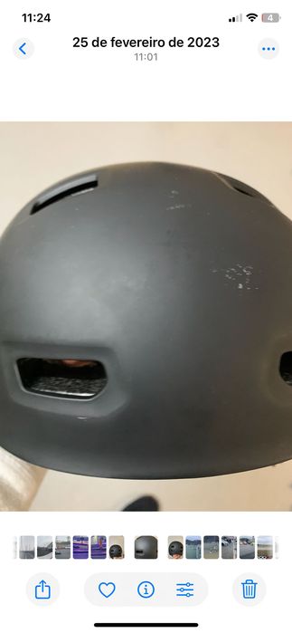 Capacetes de skate como novos!