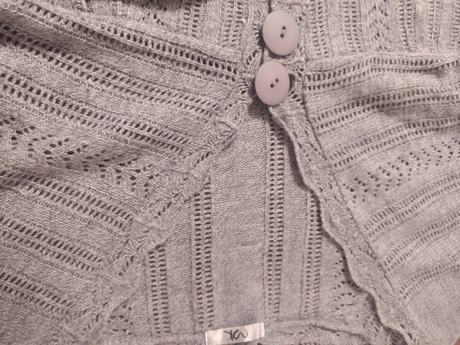 Szara kamizelka M/ narzutka/ sweterek