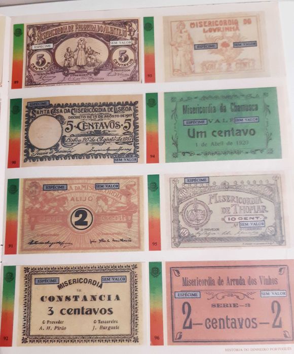 Caderneta de Cromos "História do Dinheiro Português"