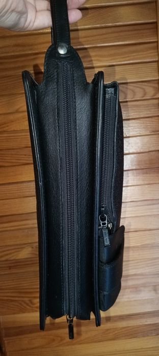 Барсетка мужская Mosart Custini из натуральной кожи морского ската.