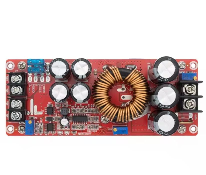 Повышающий модуль 1200 Вт, 20 А, выход 8-60В, 12-83B Посточнного тока