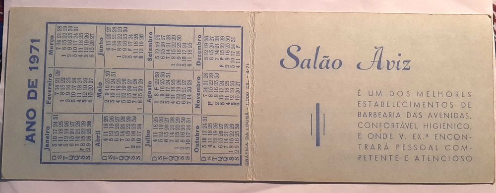 Calendários Antigos