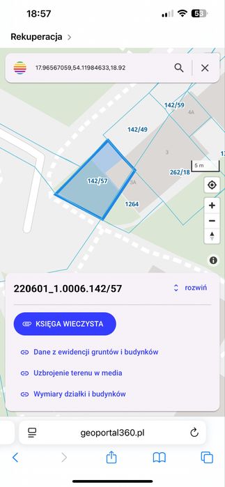 Działka w cetrum miasta , bloków