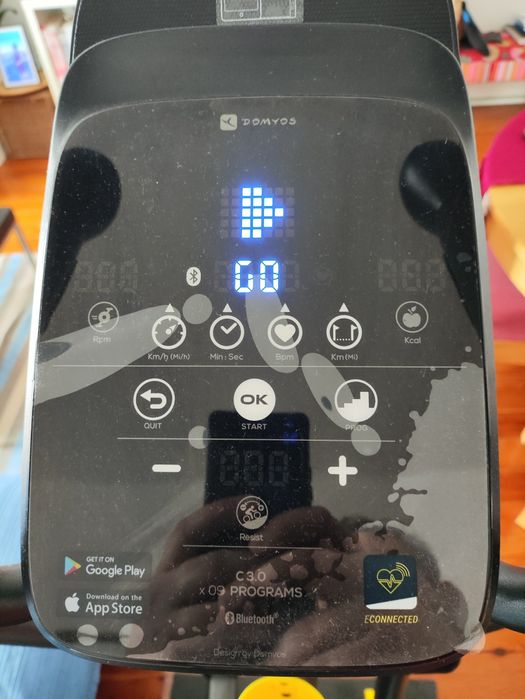 Smart Bicicleta Elíptica Domyos EL 500 com Bluetooth + Tapete Oferta