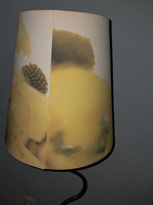 Candeeiro de pé com abajour