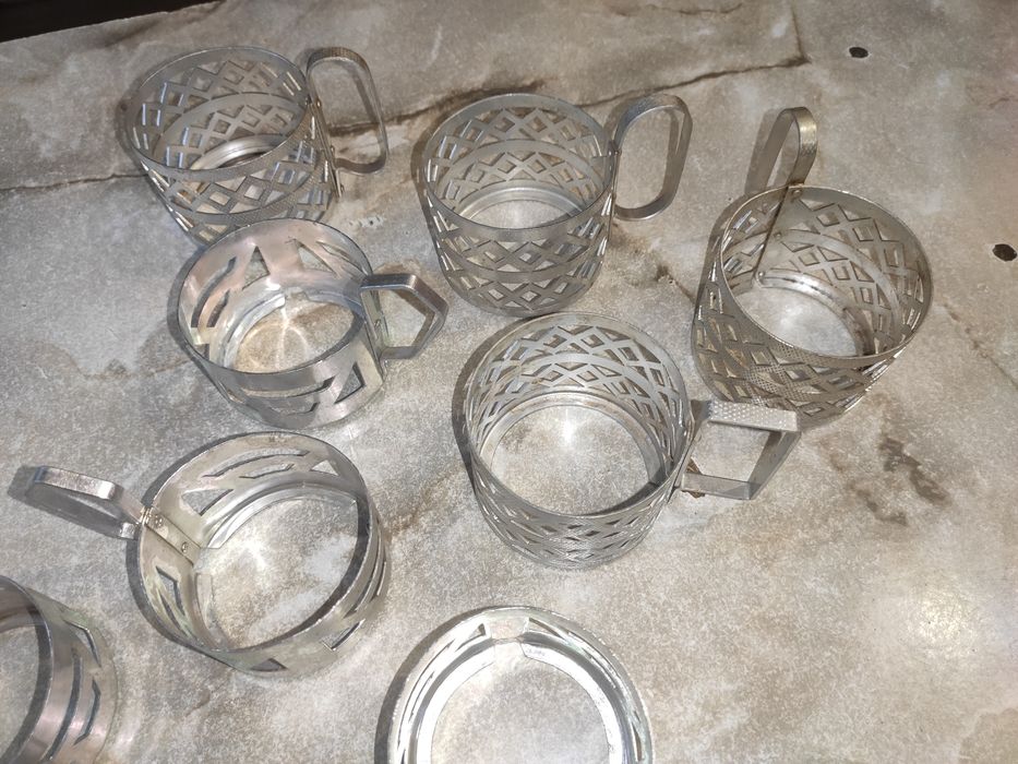 Zestaw kultowych PRLowskich koszyczków alu