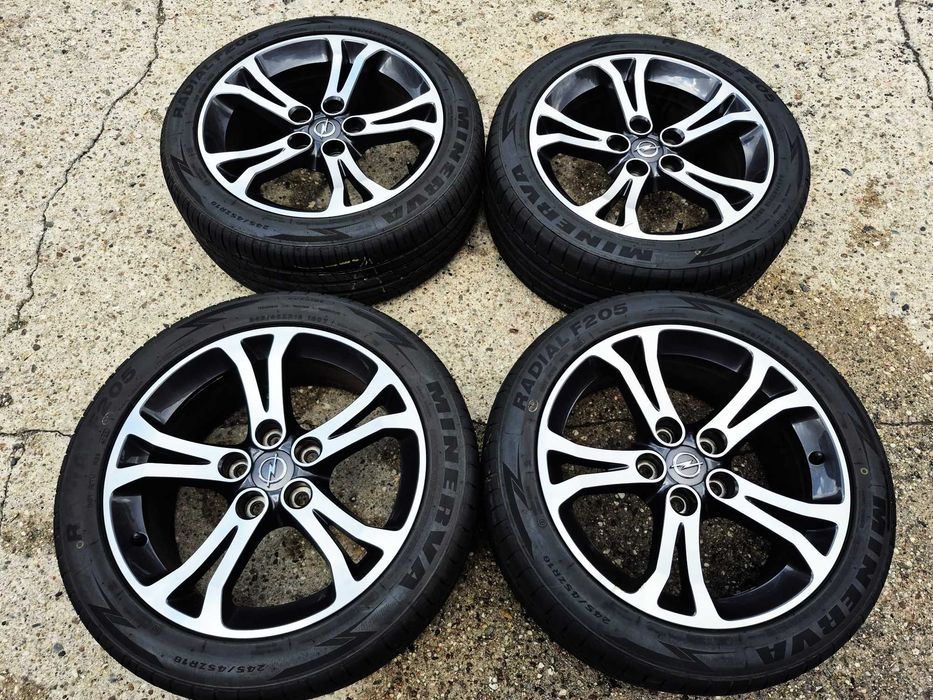 Opel Insignia A OPC  Oryginalne Alufelgi Koła Lato 6,5mm 18 Cali 5x120 ET42 Poler+Grafit