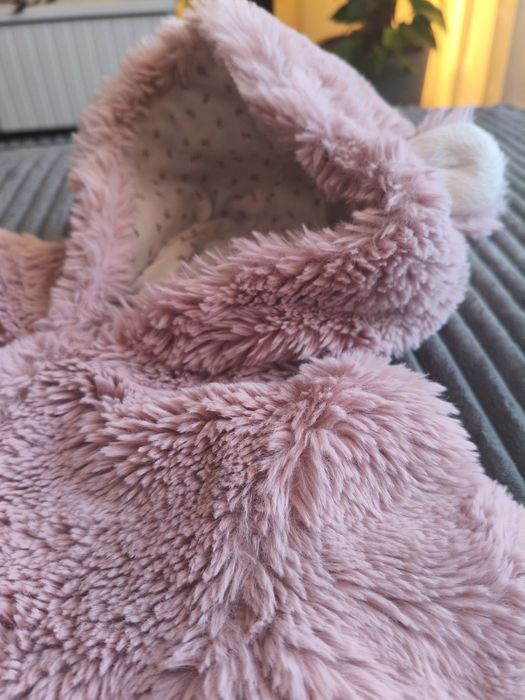 Kombinezon pudrowy róż dziecięcy