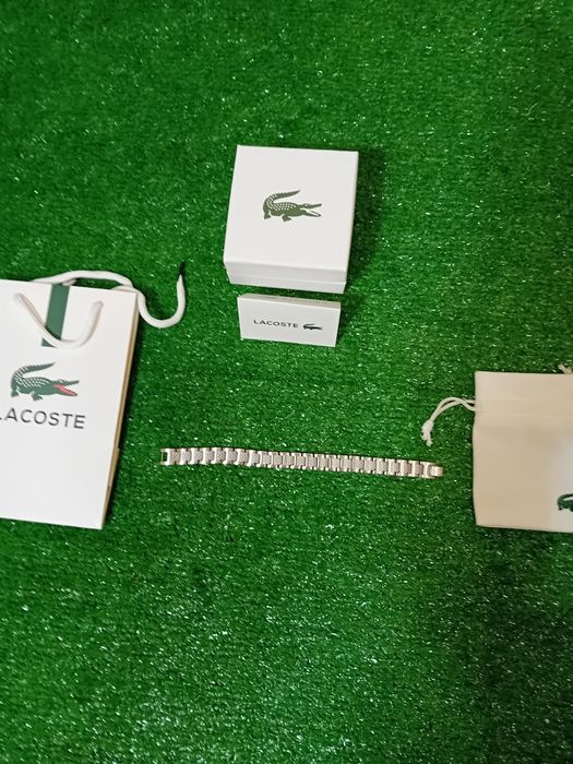 Браслет LACOSTE браслет чоловічий срібло