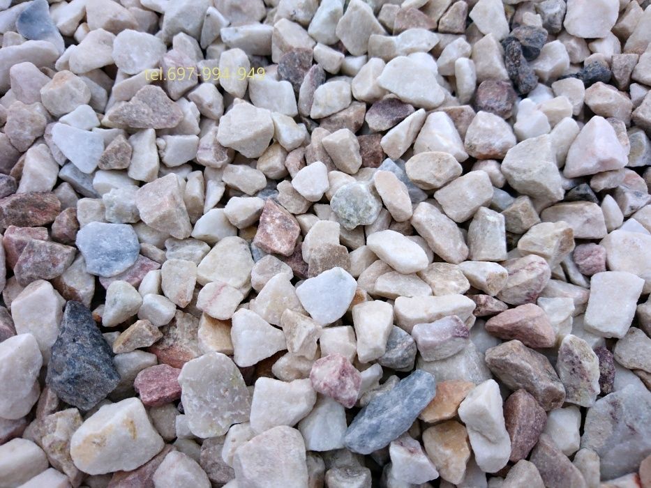 Dekoracja do ogrodu grys pastelowy, z połyskiem 8-16mm 16-35mm